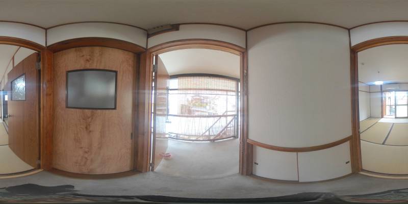 パノラマ画像玄関