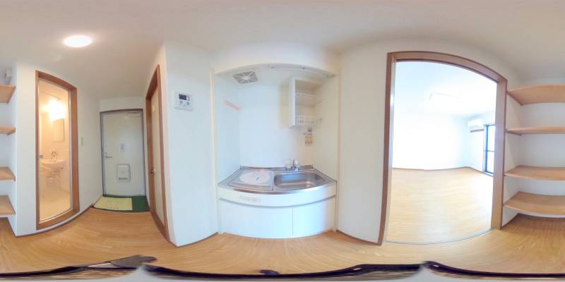 パノラマ画像キッチン