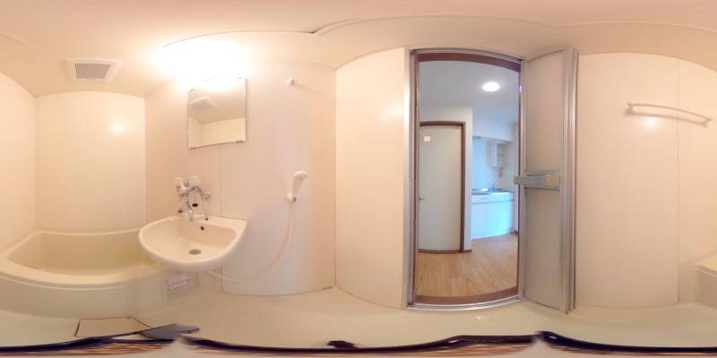 パノラマ画像バスルーム