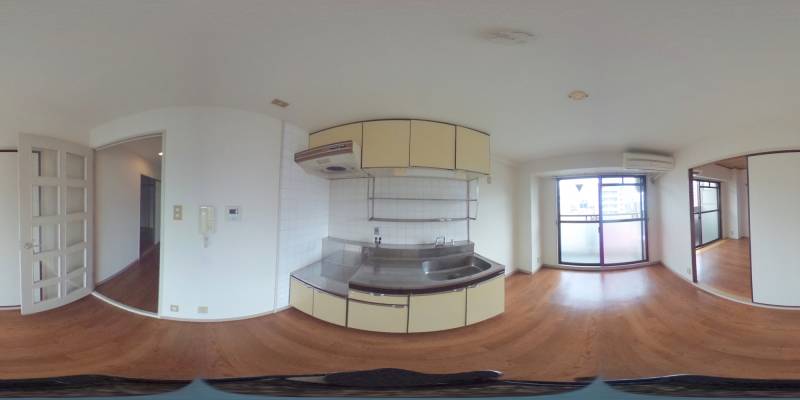 パノラマ画像キッチン