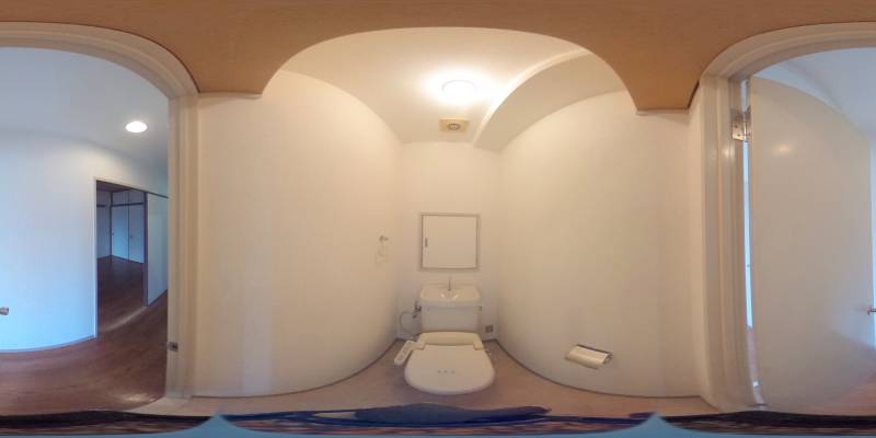 パノラマ画像トイレ