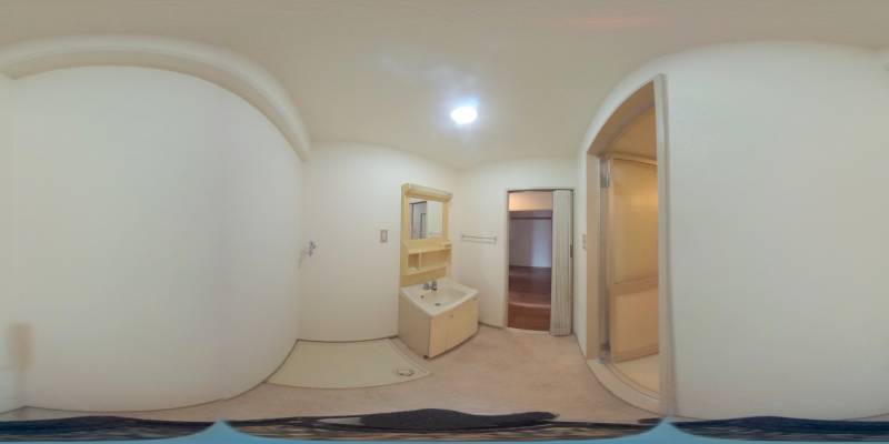 パノラマ画像洗面所