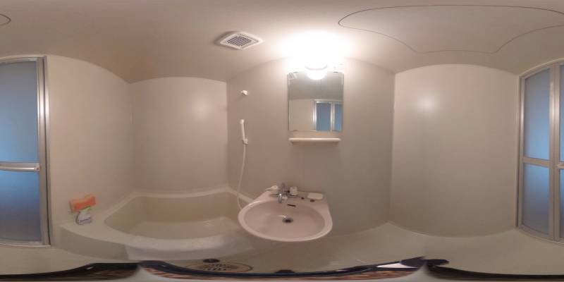 パノラマ画像バスルーム