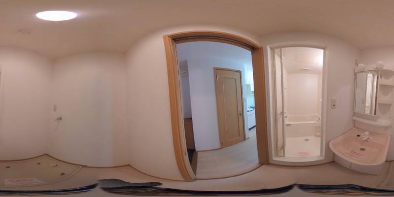 パノラマ画像洗面所