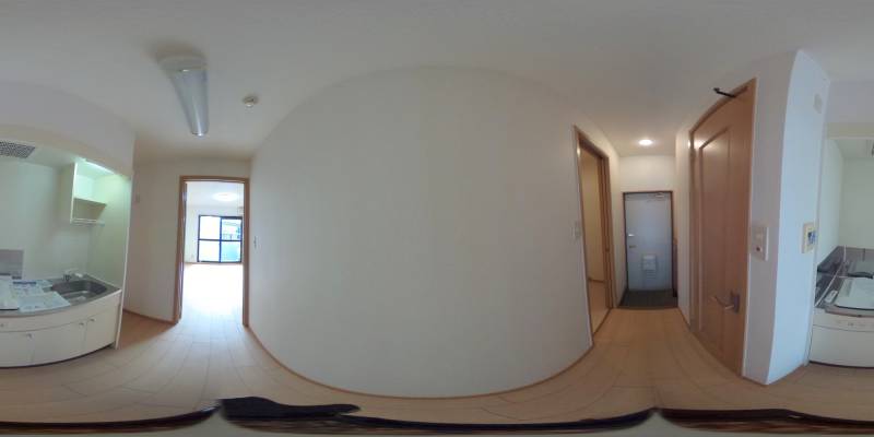 パノラマ画像キッチン