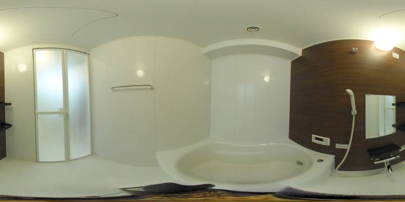 パノラマ画像バスルーム