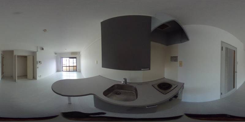 パノラマ画像キッチン