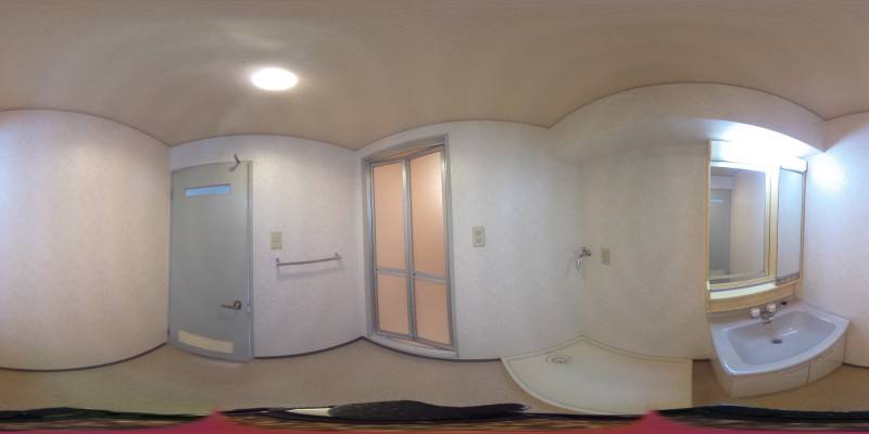 パノラマ画像洗面所