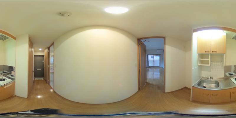 パノラマ画像キッチン