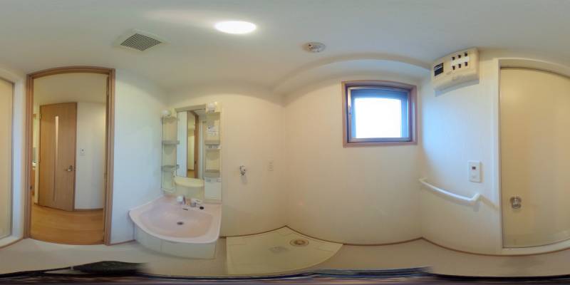 パノラマ画像洗面所