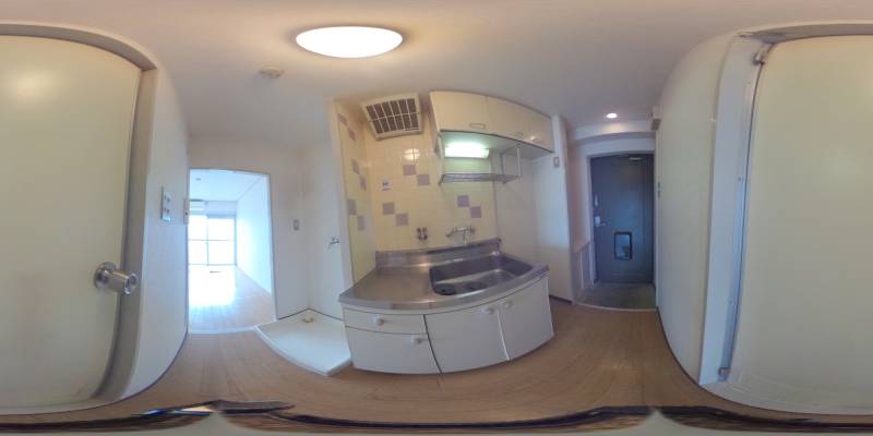 パノラマ画像キッチン