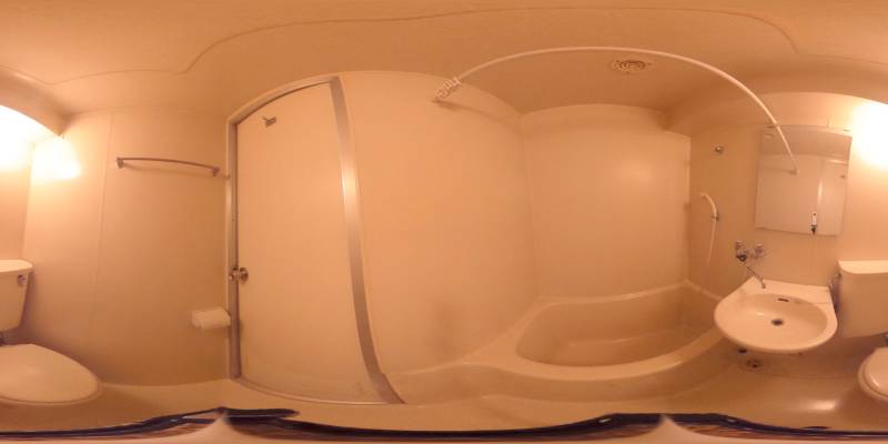 パノラマ画像バスルーム