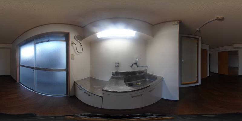 パノラマ画像キッチン