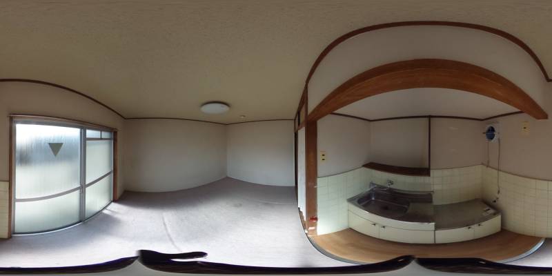 パノラマ画像キッチン