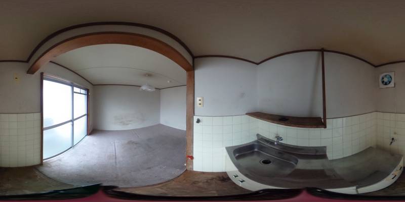 パノラマ画像キッチン