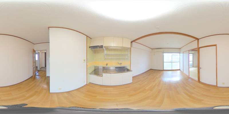 パノラマ画像キッチン