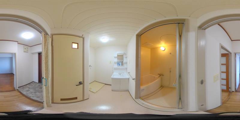 パノラマ画像洗面所