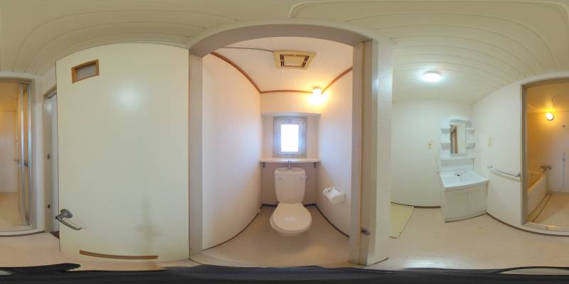 パノラマ画像トイレ