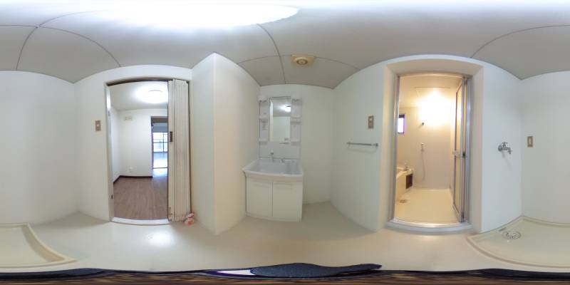 パノラマ画像洗面所