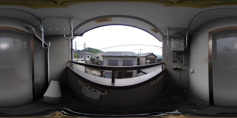 パノラマ画像バルコニー