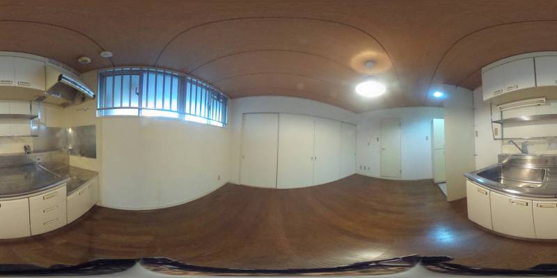 パノラマ画像キッチン