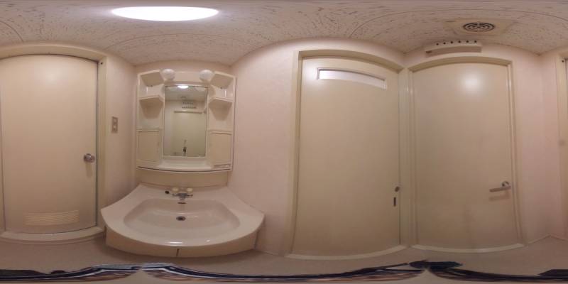 パノラマ画像洗面所