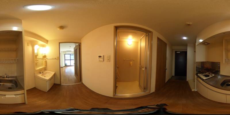 パノラマ画像キッチン