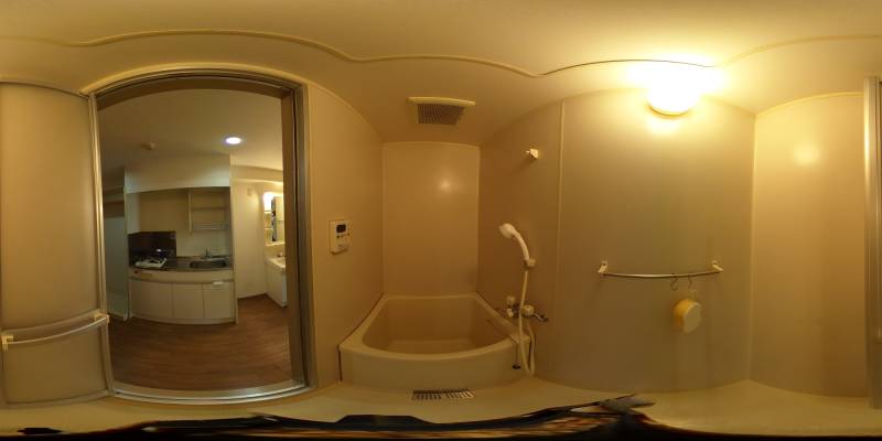 パノラマ画像バスルーム