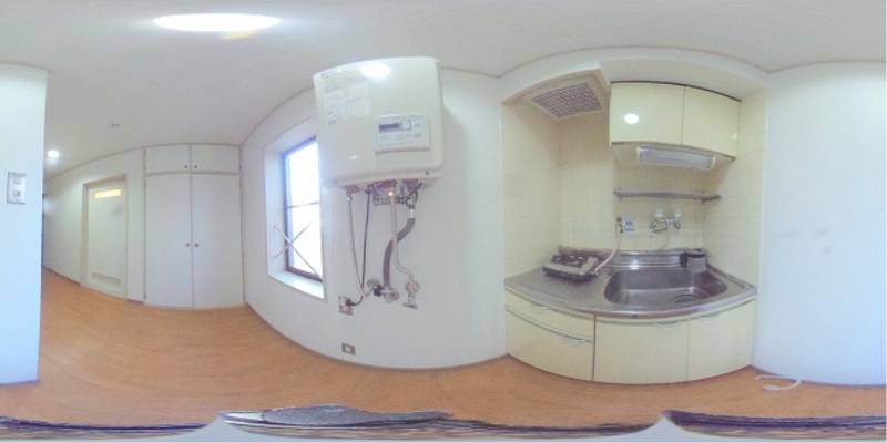 パノラマ画像キッチン