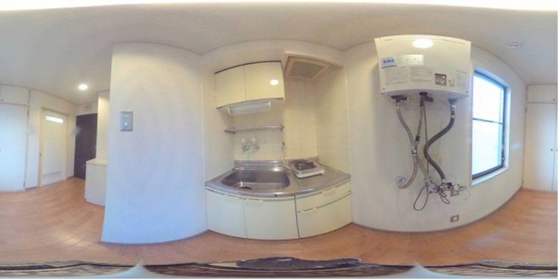 パノラマ画像キッチン