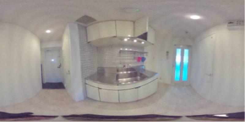 パノラマ画像キッチン