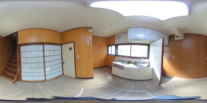 パノラマ画像キッチン