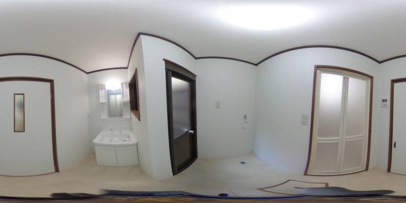 パノラマ画像洗面所