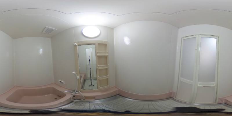 パノラマ画像バスルーム