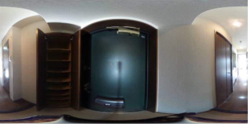 パノラマ画像玄関