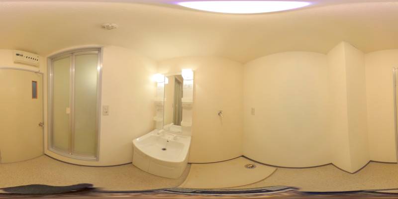 パノラマ画像洗面所