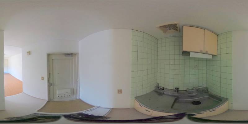 パノラマ画像キッチン