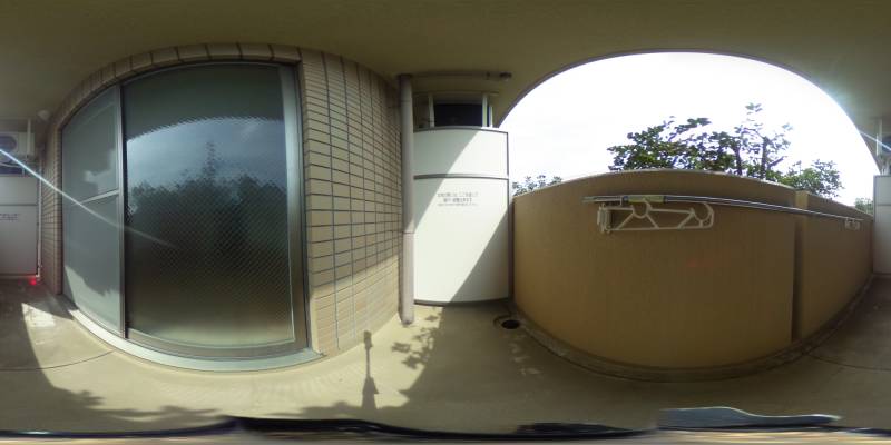 パノラマ画像バルコニー