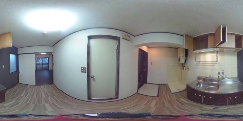 パノラマ画像キッチン