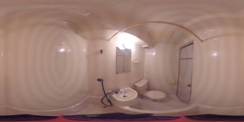 パノラマ画像バスルーム