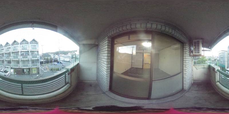 パノラマ画像バルコニー