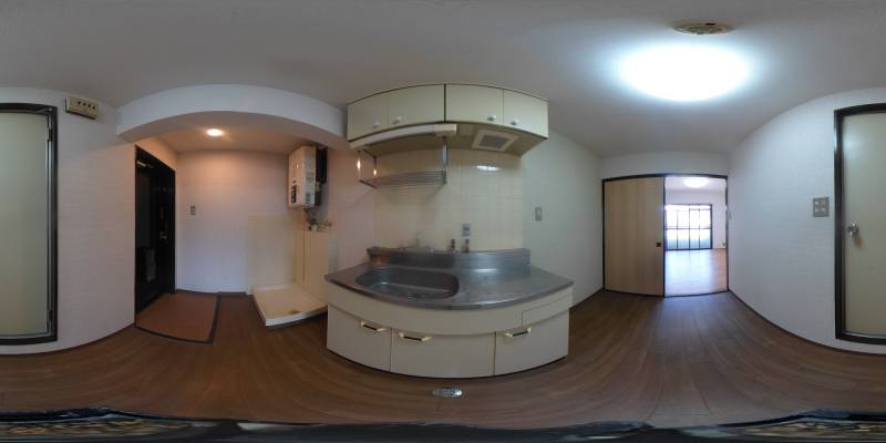 パノラマ画像キッチン