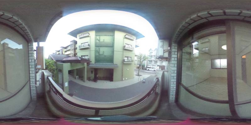 パノラマ画像バルコニー