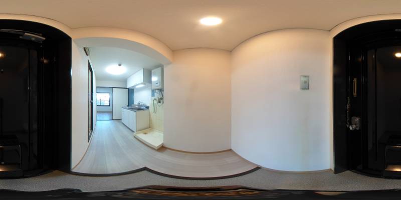 パノラマ画像玄関