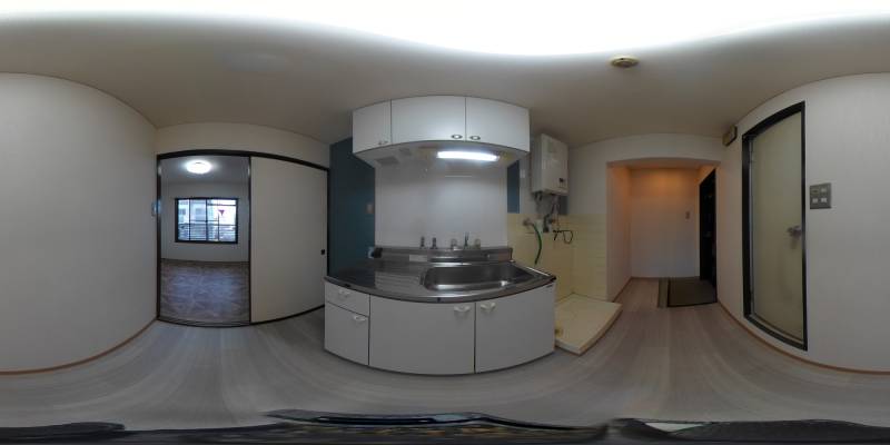 パノラマ画像キッチン