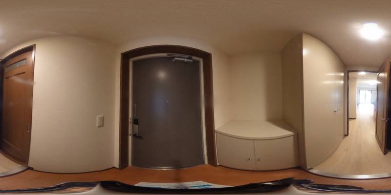 パノラマ画像玄関