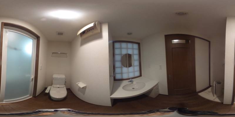 パノラマ画像トイレ