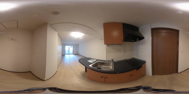 パノラマ画像キッチン