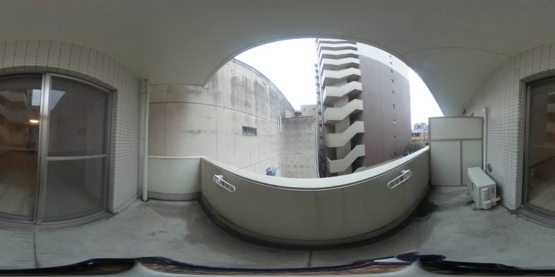 パノラマ画像バルコニー