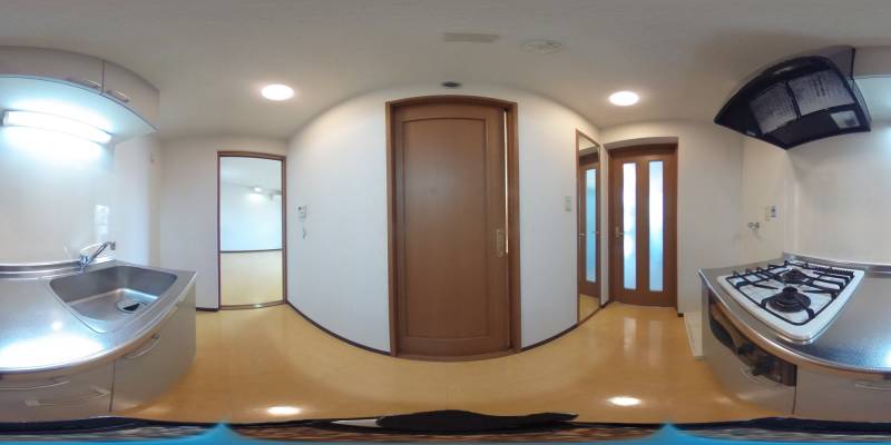 パノラマ画像キッチン